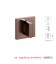 MEZZO CHIAVISTELLO LINK QB RCL SuperBronzo SATINATO