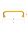 MANIGLIA 930/64 GIALLO