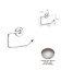 PORTE ROULEAU N1037 NICKELE' SATINE