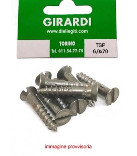 VITE A LEGNO IN FERRO T.PIATTA 6,0x90
